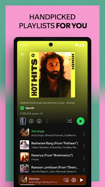 Technical test of Spotify Mod APK Very High Quality Audio setting at 320kbps bitrate