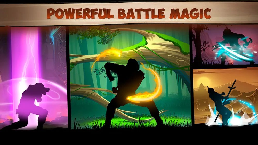 Shadow Fight 2 Eclipse Mode boss fight screen