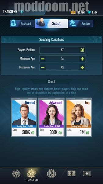 Football Career Mod APK Mod Menu